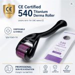 540 Titanium Derma Roller for Skin and Hair