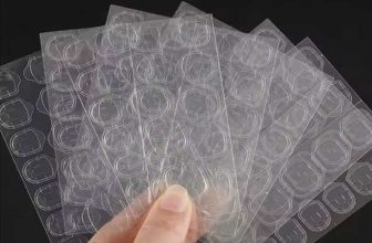 600PCS Double-Sided Jelly Nail Glue Sticker Set