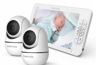 7″ Split Screen 1080P Baby Monitor with 2 Cameras