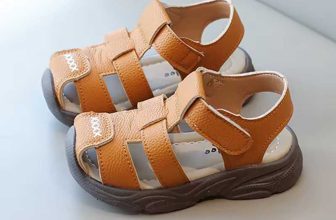 Children’s Vintage PU Leather Anti-Slip Soft-Sole Summer Sandals