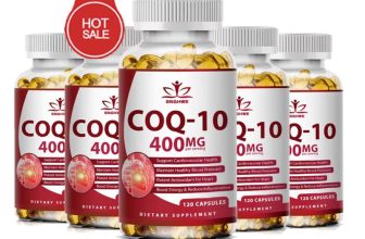 CoQ10 400mg 120 Capsules Heart Energy Antioxidant