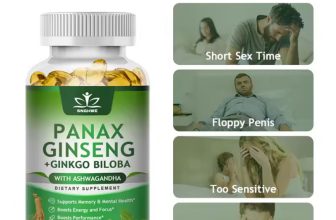 Ginseng Ginkgo Capsules Energy Mood Support Vegan