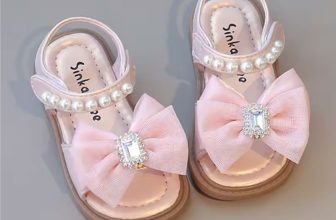 Girls Pearl Diamond Princess Beach Sandals Anti-Slip