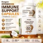Googeer Vitamin D3 300 Softgels Immune Support