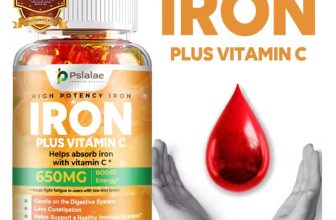 Iron Gummies 650mg Energy Red Blood Cell Support