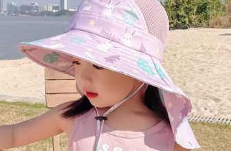 Kids Mesh Fisherman Hat UV Protection Wide Brim