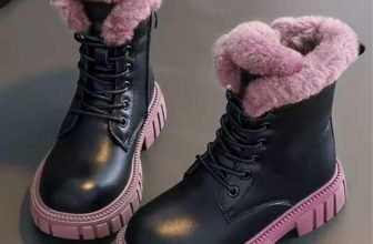 Korean Girls Faux Fur Winter Snow Boots 6-18y