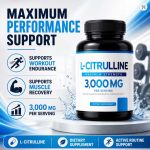 L-Citrulline 3000mg Vegan Non-GMO Sports Support 60CT