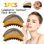 Lymphatic Contour Face Brush for Sculpting Massage