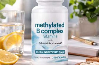 Methylated B Complex 240 Capsules Non-GMO Methylfolate