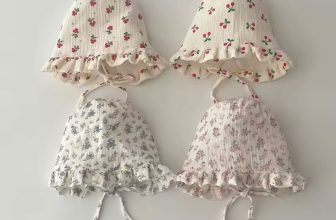Newborn Floral Ear Protection Princess Sun Hat