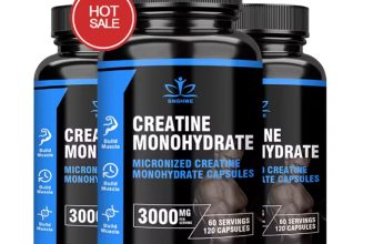 SNGHWE 3000mg Creatine Monohydrate Muscle Recovery Capsules