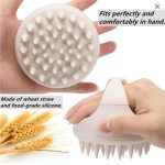 Silicone Scalp Massager Shampoo Brush Dandruff Removal