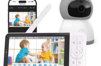 Tuya Smart 2K Baby Monitor 5″ 1080P App Control