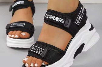 Women’s Chunky Platform Sports Sandals with Wedge Heels