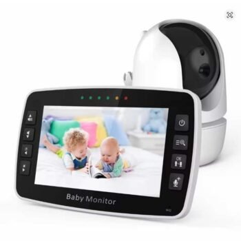 4.3-Inch-Wireless-PTZ-Baby-Monitor-with-Intercom-Camera