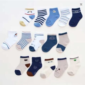 5-Pair-Baby-Cotton-Cartoon-Breathable-Summer-Kids-Socks