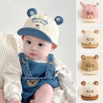 Cute-Cartoon-Baby-Duck-Sunshade-Baseball-Cap-Kids-1