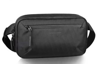 HcanKcan-Men’s-Waterproof-X-Pac-Lightweight-Multi-Pocket-Crossbody-Bag-2