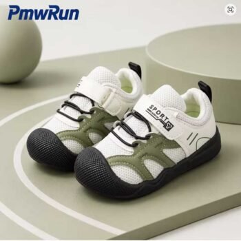 Kids’-Fashion-Anti-Slip-PU-Leather-Running-Sport-Sneakers