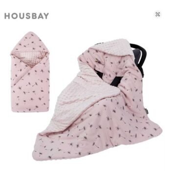 Newborn Baby Hooded Windproof Warm Portable Swaddle Blanket