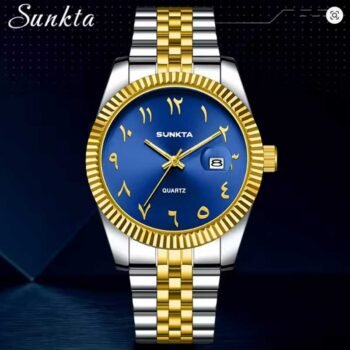 SUNKTA-Luxury-Men’s-Arabic-Quartz-Waterproof-Luminous-Watch