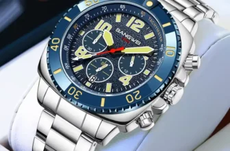 BANGWEI Chronograph Watch Waterproof Watch Luminous Watch Men