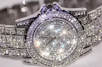 Crystal Watch Steel Watch Quartz Watch Women Luxury