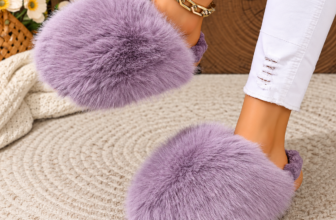 Fluffy Slippers Plush Slides Warm Shoes Women Winter
