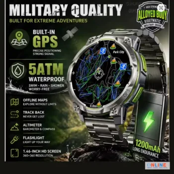 GPS Smart Watch Offline Map Sports Watch Men