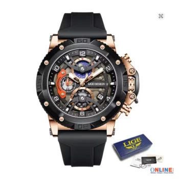LIGE Dive Watch Chronograph Watch Quartz Watch Men 3 SEO Keywords