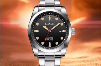 LIGE Quartz Watch Diving Watch Date Watch Men