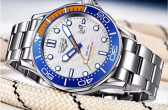 LIGE Quartz Watch Stainless Steel Date Watch Men