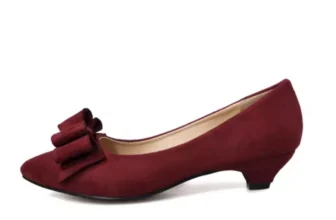 Low Heels Bow Pumps Large Size Women Shoes 9