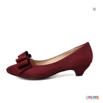 Low Heels Bow Pumps Large Size Women Shoes 9