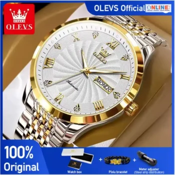 OLEVS Automatic Watch Mechanical Watch Stainless Steel Men