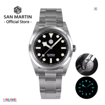 San Martin Automatic Watch Snowflake Hands Sports Watch