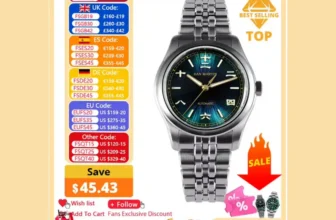 San Martin Gada Watch Automatic Watch Dress Watch