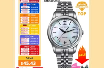 San Martin Gada Watch Automatic Watch MOP Dial