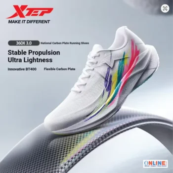 Xtep Running Shoes Quick Drying Anti Slip Men
