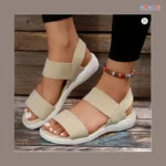 womens-beige-elastic-wedge-sandals-view-03