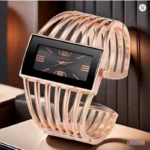 womens-rose-gold-rectangle-dial-cuff-bracelet-watch