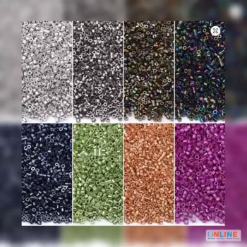 Glass Beads Seed Beads Jewelry Making Metallic Colors