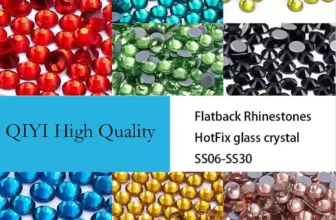 Hotfix Rhinestones Nail Art Clothing Accessories Dark Green