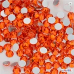 Orange Rhinestones Flatback Rhinestones Nail Art Crystal Stones