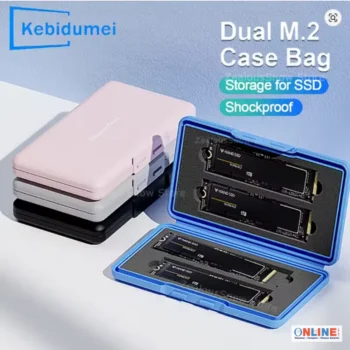 SSD Case Storage Box Shockproof Case Portable M.2