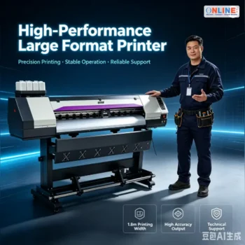 Wide Format Inkjet Printer Printing Machine Banner Poster