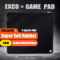EXCO Esports large microfiber gaming mousepad