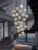 Modern LED Glass Ball Staircase Chandelier