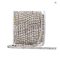 10 Yards Crystal AB Rhinestone Close Chain Silver Trim